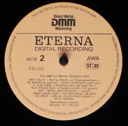 Eterna 7 25 002 - Thomanerchor, Hans-Joachim Rotzsch - Ich Steh - Image 4