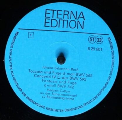 Eterna 8 25 601 - Johann Sebastian Bach, Herbert Collum - Orgelw - Image 3