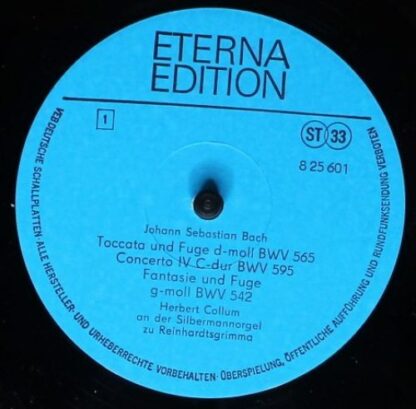 Eterna 8 25 601 - Johann Sebastian Bach, Herbert Collum - Orgelw - Image 3