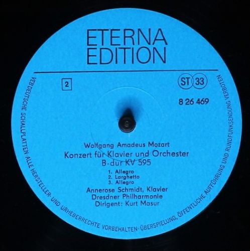 Eterna 8 26 469 - Wolfgang Amadeus Mozart, Annerose Schmidt, Dre - Image 4