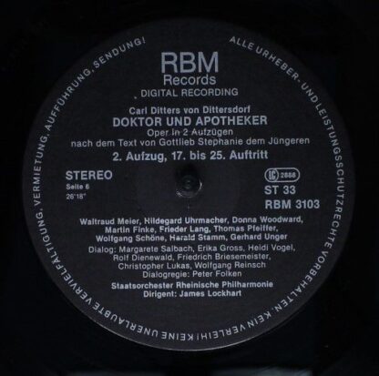 RBM Records RBM 3101/03 - Carl Ditters von Dittersdorf, Rheinisc - Image 12
