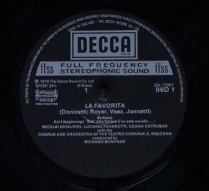 DECCA D96D 3 - Gaetano Donizetti, Fiorenza Cossotto, Luciano Pav - Image 7