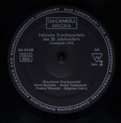 Da Camera Magna SM 92418 - Witold Lutoslawski, Krzysztof Pendere - Image 4