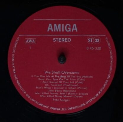 Amiga 8 45 038 - Pete Seeger - We Shall Overcome - Image 3