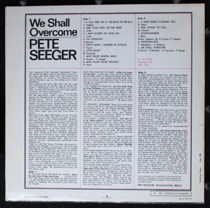 Amiga 8 45 038 - Pete Seeger - We Shall Overcome - Image 2