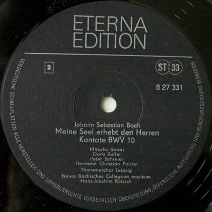 Eterna 8 27 331 - Johann Sebastian Bach, Mitsuko Shirai, Doris S - Image 4