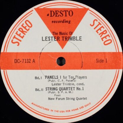 Desto DC-7132 - Lester Trimble - The Music Of Lester Trimble - Image 3