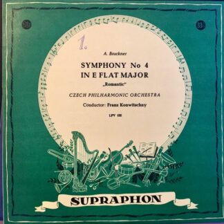 Supraphon LPV 122 - Anton Bruckner, The Czech Philharmonic Orche