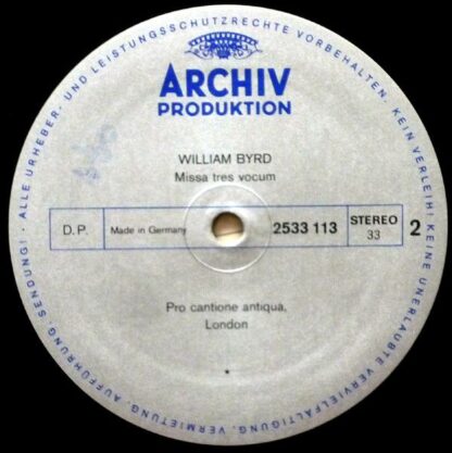 Archiv Produktion 2533 113 - Thomas Tallis, William Byrd, Pro Ca - Image 9