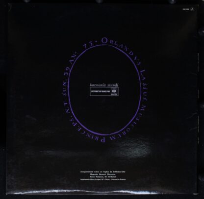 Harmonia Mundi HM 456 - Roland de Lassus, Pro Cantione Antiqua - - Image 4