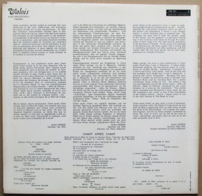 Valois MB 951 - Jean Barraqué, Josephine Nendick, Noël Lee, Cope - Image 4