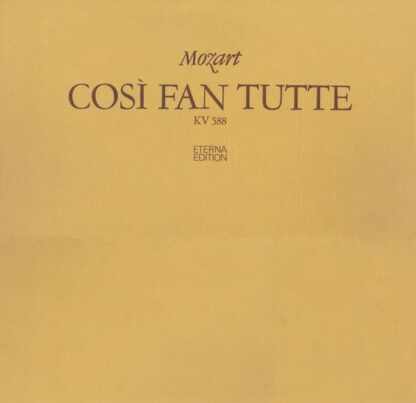 Eterna 8 26 885–887 - Wolfgang Amadeus Mozart - Così Fan Tutte (