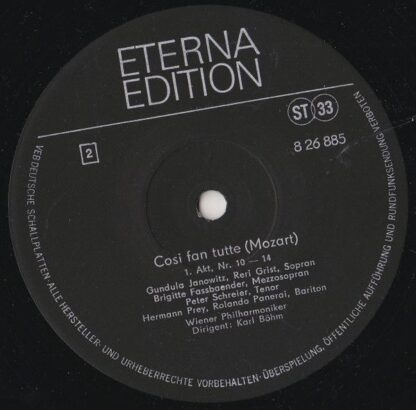 Eterna 8 26 885–887 - Wolfgang Amadeus Mozart - Così Fan Tutte ( - Image 3