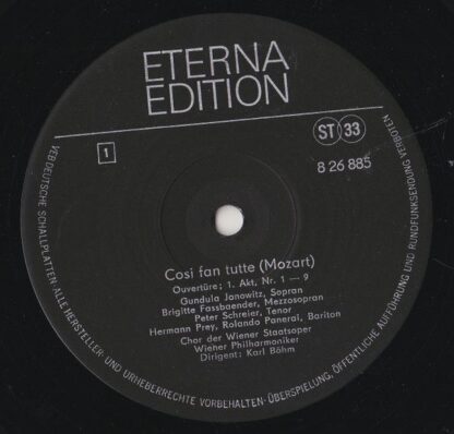 Eterna 8 26 885–887 - Wolfgang Amadeus Mozart - Così Fan Tutte ( - Image 4