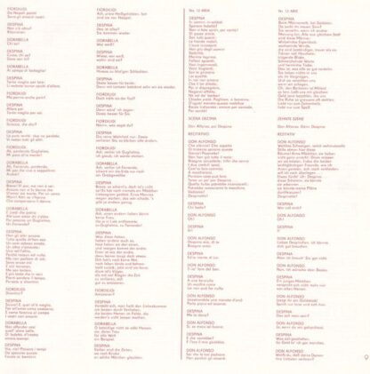 Eterna 8 26 885–887 - Wolfgang Amadeus Mozart - Così Fan Tutte ( - Image 17