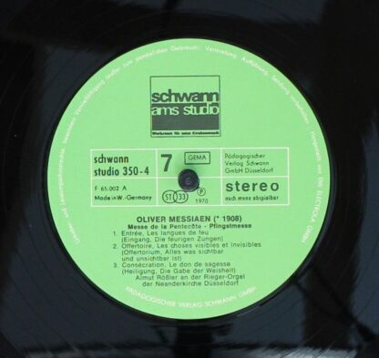 Schwann AMS Studio ams-studio 350/1-7 - Olivier Messiaen, Almut - Image 11