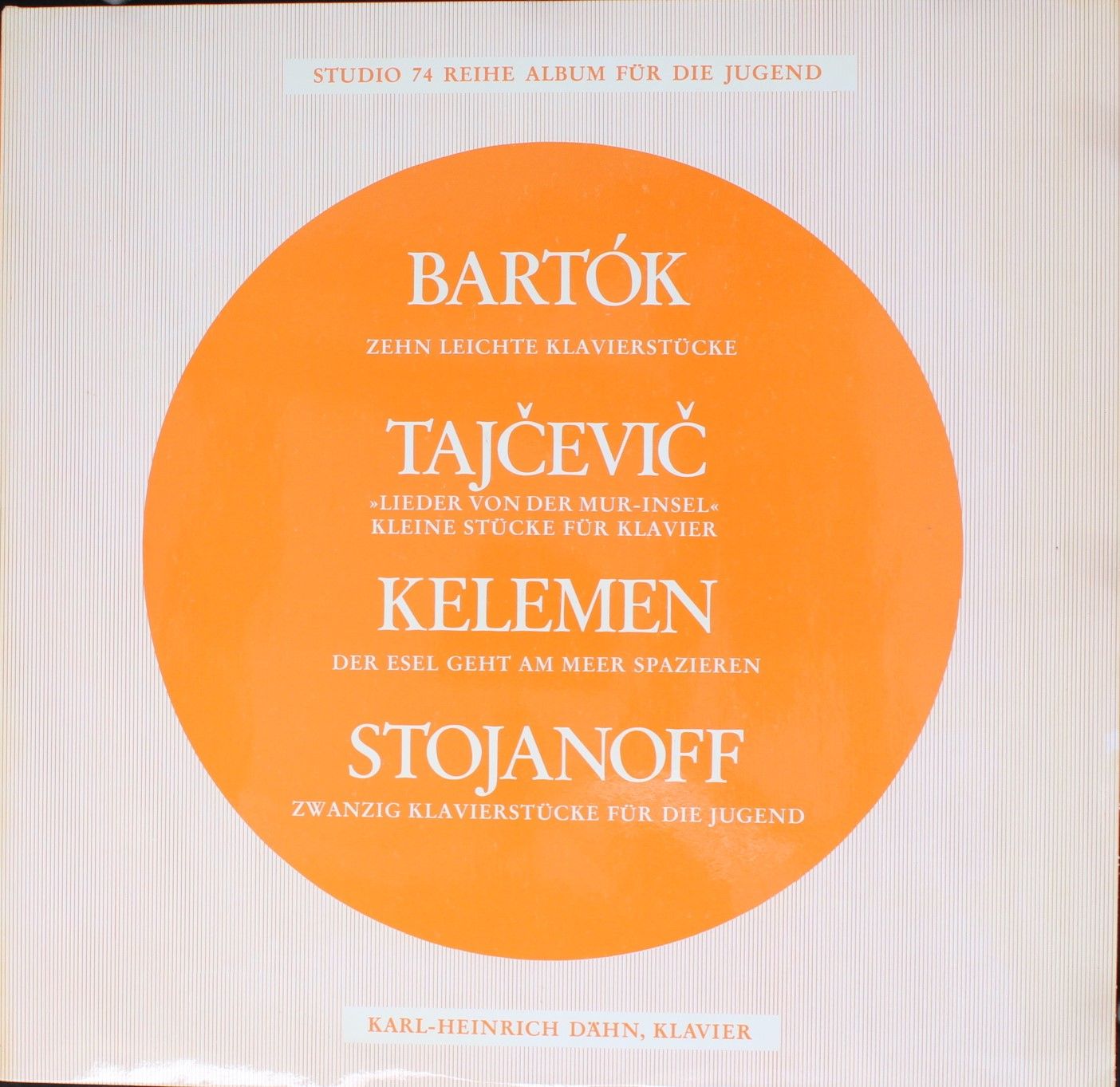 Studio 74 (3) ST745 - Béla Bartók, Marko Tajčević, Milko Kelemen