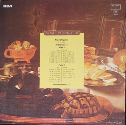RCA VL 32501 - Niccolò Paganini, Salvatore Accardo - Gesamtausga - Image 2