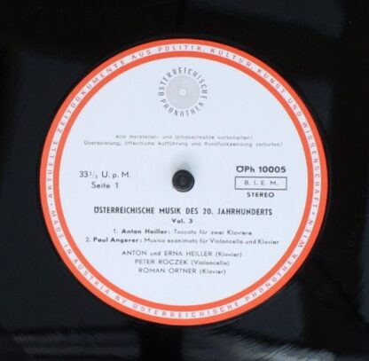 Österreichische Phonothek ÖPh 10005 - Ernst Krenek, Anton Heille - Image 3