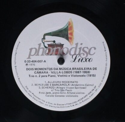 Phonodisc 0-33-404-007 - Heitor Villa-Lobos, Ascendino Theodoro - Image 3