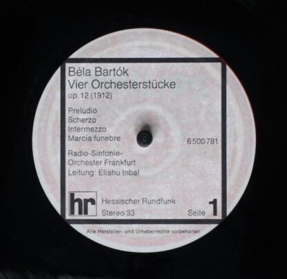 Hessischer Rundfunk 6 500 781 - Béla Bartók, Radio-Sinfonie-Orch - Image 3