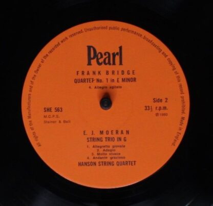 Pearl SHE 563 - Frank Bridge, Ernest John Moeran, Hanson String - Image 4