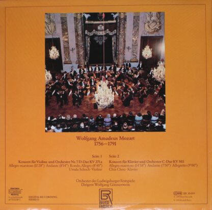 Bayer Records BR 30 099 - Wolfgang Amadeus Mozart, Ursula Schoch - Image 4