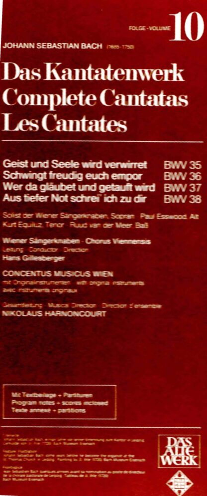 Telefunken SKW 10/1-2 - Johann Sebastian Bach - Kantatenwerk · C - Image 2