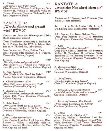 Telefunken SKW 10/1-2 - Johann Sebastian Bach - Kantatenwerk · C - Image 4