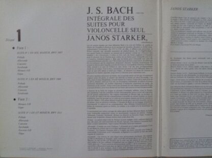 Philips 6768 224 - Johann Sebastian Bach, Janos Starker - Intégr - Image 7