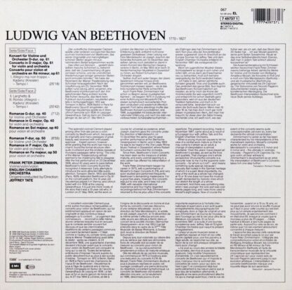 His Master's Voice Digital 7 49737 1 - Ludwig Van Beethoven, Fra - Image 2