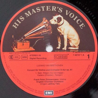 His Master's Voice Digital 7 49737 1 - Ludwig Van Beethoven, Fra - Image 3