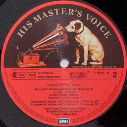 His Master's Voice Digital 7 49737 1 - Ludwig Van Beethoven, Fra - Image 4
