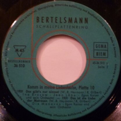 Bertelsmann Schallplattenring 36 510 - Various - Die Schönsten S - Image 3