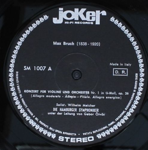 Joker (2) SM 1007 - Max Bruch, Felix Mendelssohn-Bartholdy, Wilh - Image 3