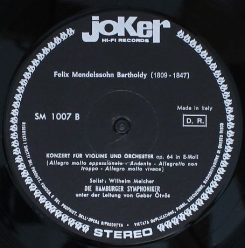 Joker (2) SM 1007 - Max Bruch, Felix Mendelssohn-Bartholdy, Wilh - Image 4
