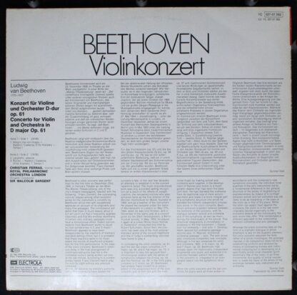 His Master's Voice 1 C 027-01 562 - Ludwig van Beethoven, Christ - Image 2