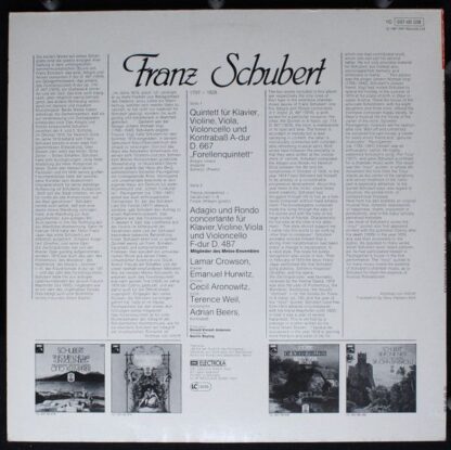 His Master's Voice 1C 037-00 338 - Franz Schubert, Members Of Th - Image 2