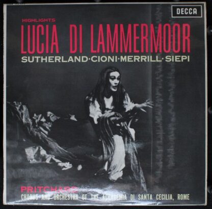 DECCA SXL 2315 - Various - Lucia Lammermoor Highlights
