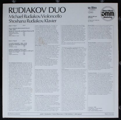 Audite FSM 43 408 - The Rudiakov Duo, Felix Mendelssohn-Barthold - Image 2