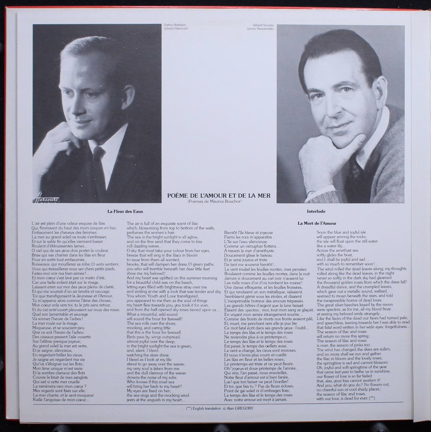 La Voix De Son Maître C 069-16217 - Ernest Chausson,Gérard Souza - Image 4