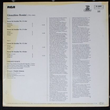 Erato ZL 30601 - Vier Sonaten Für Streicher Nr. 1–4 - Image 4