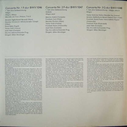 Supraphon 80 386 XK - Johann Sebastian Bach, Maurice André, Ars - Image 2