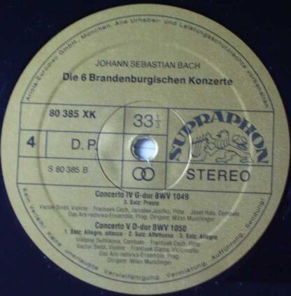 Supraphon 80 386 XK - Johann Sebastian Bach, Maurice André, Ars - Image 8