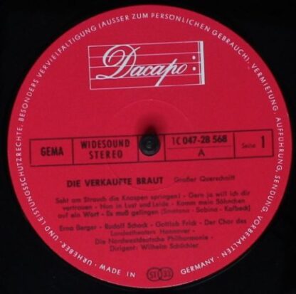 Dacapo C 047-28568 - Bedřich Smetana - Die Verkaufte Braut - Image 3