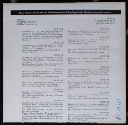 Philips 400 000 A E - Alexander Uninsky, Frédéric Chopin - Chopi - Image 2