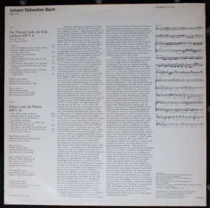 ETERNA Edition 8 27 010 - Johann Sebastian Bach, Helga Termer, H - Image 2