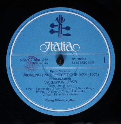 Italia ITL 70061 - Georg Mönch - Il Violino Contemporaneo - Image 3