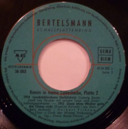 Bertelsmann Schallplattenring 36 502 - Various - Die Schönsten S - Image 3