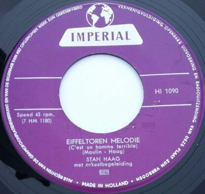 Imperial (2) HI 1090 - Stan Haag - Pigalle / Eiffeltoren Melodie - Image 2